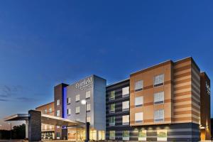 uma representação do exterior de um hotel em Fairfield by Marriott Inn & Suites Aberdeen, SD em Aberdeen
