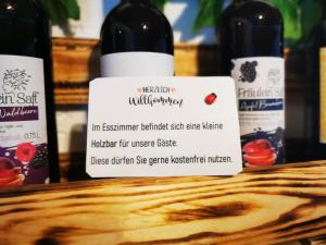 Nápoje v ubytování Ferienwohnung Hertreiter in Dingolfing 110qm