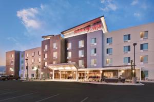 a rendering of a hotel with a parking lot at TownePlace Suites by Marriott Salt Lake City Draper in Draper