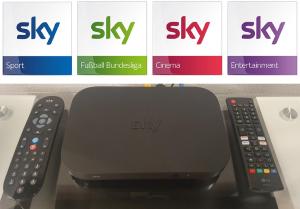 Μια τηλεόραση ή/και κέντρο ψυχαγωγίας στο Ferienappartement Melanie