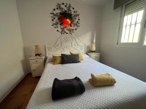 Postel nebo postele na pokoji v ubytování isleta del Moro Daniel