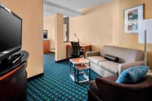 En sittgrupp på Fairfield inn & Suites by Marriott Baltimore Downtown/Inner Harbor