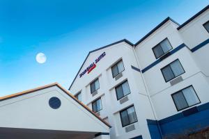 a rendering of a hotel with the moon in the background at SpringHill Suites by Marriott Pittsburgh Washington in Washington