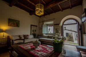 Posezení v ubytování Agriturismo Specchio Del Lago