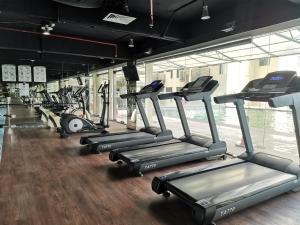 מרכז הכושר ו/או מתקני הכושר ב-Greenage MingSuite 明绿时代套房 Kota Kinabalu 亚庇市中心