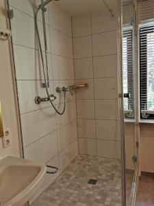 Koupelna v ubytování Ferienwohnung Vogelsang im Schwarzwald