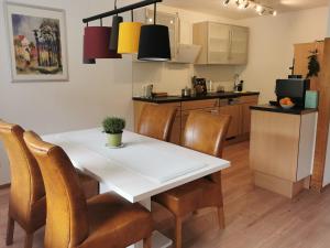 Kuchyň nebo kuchyňský kout v ubytování Ferienwohnung Vogelsang im Schwarzwald