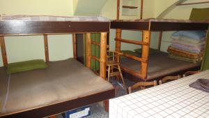 a group of bunk beds in a room at Ranch Eden, Jeseník in Jeseník