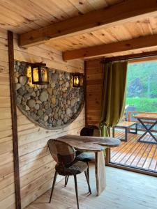 Posezení v ubytování Afara Bungalows Otel & Cafe