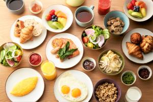Možnosti snídaně pro hosty v ubytování Courtyard by Marriott Nagoya