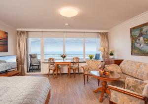 Posezení v ubytování Strandhotel Monbijou GmbH garni