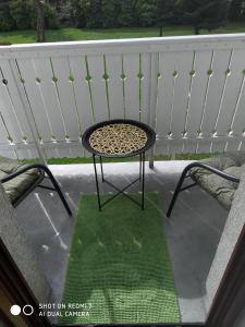Balkón alebo terasa v ubytovaní Apartament przy Słonecznej