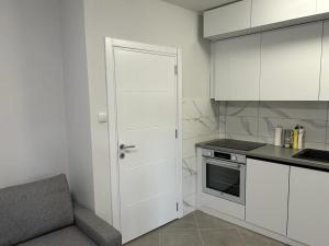 Kuchyň nebo kuchyňský kout v ubytování Kršić Apartman