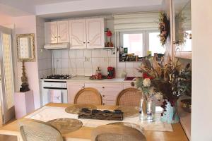 A kitchen or kitchenette at Central Park View Sinaia