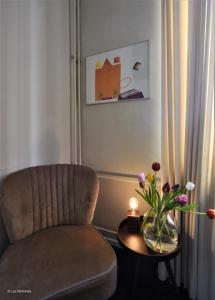 Posezení v ubytování city Apartment "Op de Thermen"