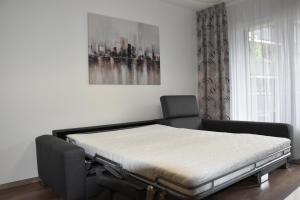Postel nebo postele na pokoji v ubytování Tabáň Halifax apartment - city center & free parking