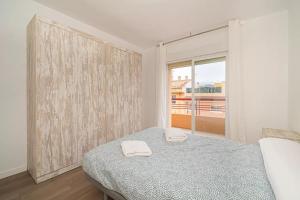 Posteľ alebo postele v izbe v ubytovaní Apartamento Ideal en Villajoyosa