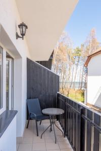 Balkón nebo terasa v ubytování Villa & Domek Maja