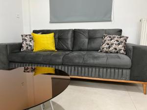 Posezení v ubytování Alpha Apartment