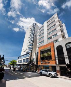 O edifício em que o hotel se localiza