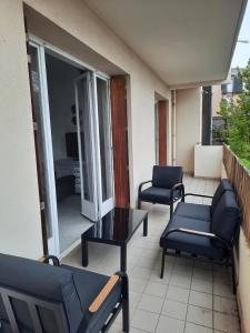 Część wypoczynkowa w obiekcie Ruthen'Stay 1 bedroom Apartment