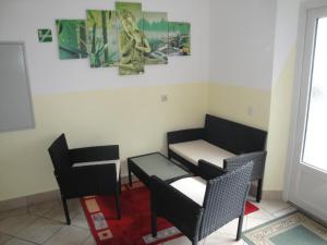 Posezení v ubytování Pension Haus Nova