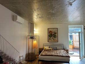 Postel nebo postele na pokoji v ubytování MischMasch Appartement
