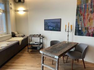 Postel nebo postele na pokoji v ubytování MischMasch Appartement