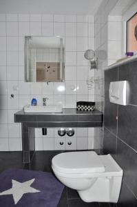 Koupelna v ubytování Petersdorf Ferienwohnung "Anja" Petersdorf
