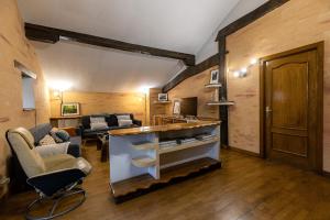 Kuchyň nebo kuchyňský kout v ubytování Hostal Etxeberri