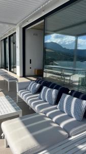 Posedenie v ubytovaní Villa Nostos Plakias beachfront sea view privet pool