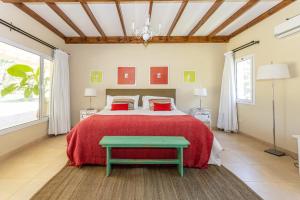 Кровать или кровати в номере La Martineta Posada de Campo