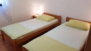 Posteľ alebo postele v izbe v ubytovaní apartmani Ljubica