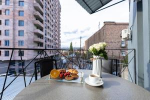A balcony or terrace at Bloom Hotel Yerevan
