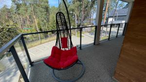 Balkón alebo terasa v ubytovaní Apartament nad jeziorem , ZEFIR