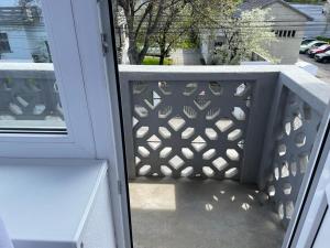 Balkón nebo terasa v ubytování Island apartman