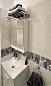 Kúpeľňa v ubytovaní studio au cœur Montmartre