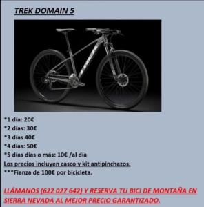 a black and white picture of a bike at TODOSIERRANEVADA ZONA BAJA - MONTBLANC VISTAS A LA MONTANA - Junto a los Telecabinas in Sierra Nevada