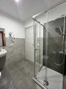 Koupelna v ubytování B&B Casa Doria