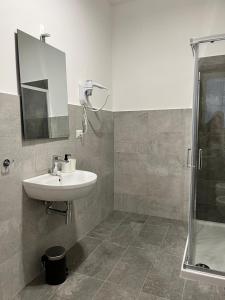 Koupelna v ubytování B&B Casa Doria
