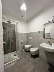 Koupelna v ubytování B&B Casa Doria