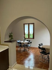 Posezení v ubytování B&B Casa Doria