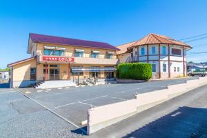 Byggingin sem ryokan-hótelið er í