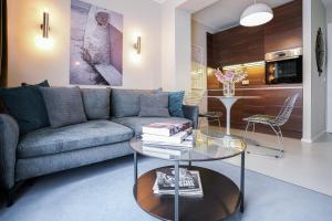 Posezení v ubytování HeyMi Apartments Mondschein