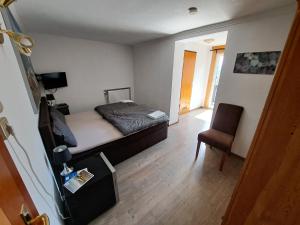 TV a/nebo společenská místnost v ubytování Blue Mountain Hotel
