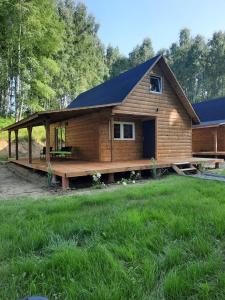 Vonkajšia záhrada v ubytovaní Domki Bieszczady - Baza uŚmiechów
