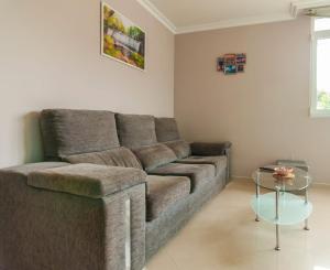a living room with a couch and a table at Apartamento San Francisco in Viveiro