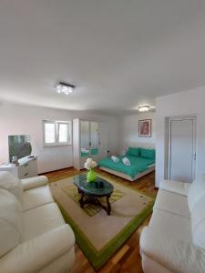 a living room with a couch and a table at Apartment Andric 2 in Trebinje