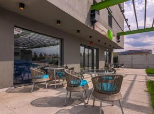 Balkón nebo terasa v ubytování Ibis Styles Bucharest Airport