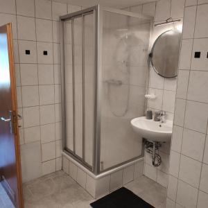 Koupelna v ubytování FeWo Altstadt BL